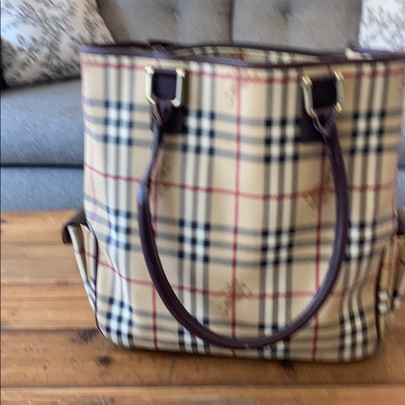 Burberry Haymarket Tote - Picture 2 of 8